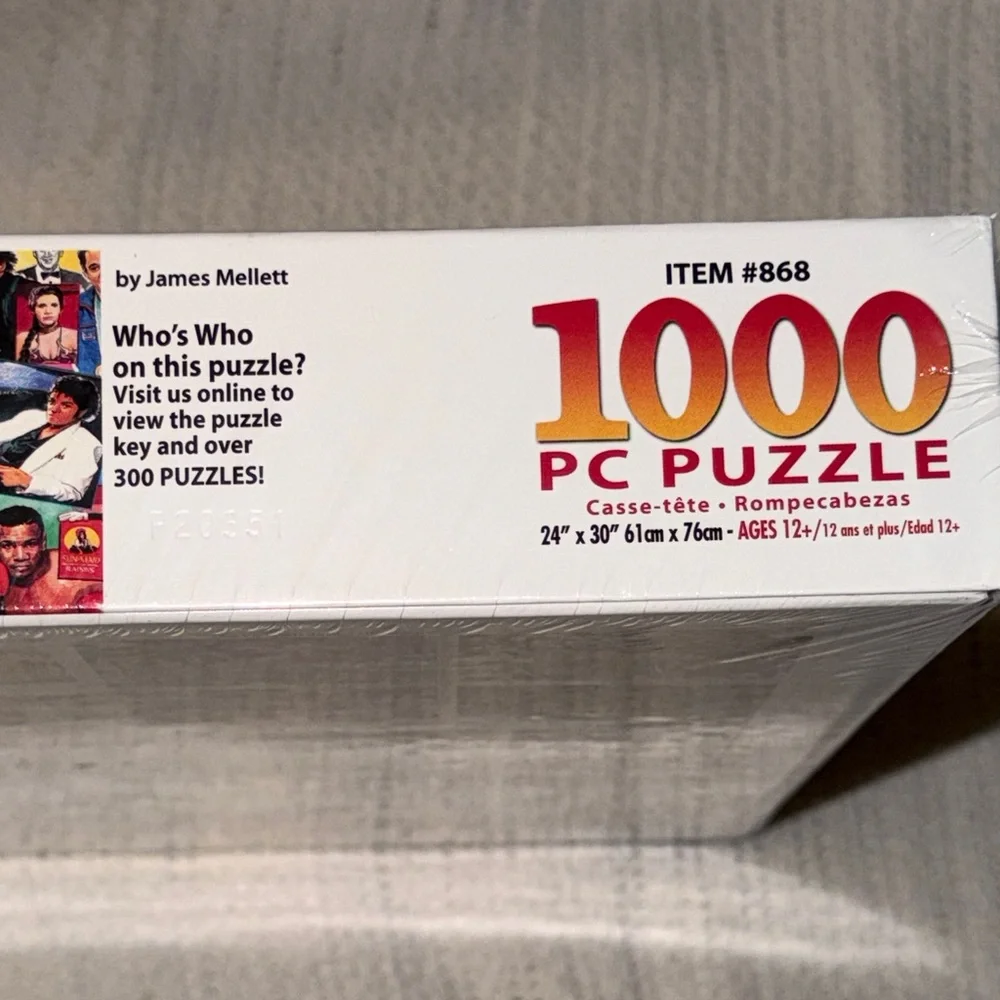 White Mountain 1980's Collage Puzzle NEW